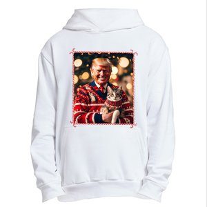 Funny Trump Christmas Sweater For Cat Lovers Urban Pullover Hoodie