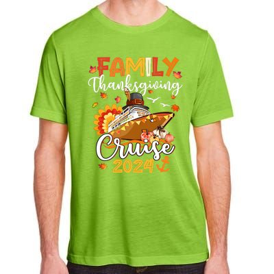 Family Thanksgiving Cruise 2024 Matching Family Team Adult ChromaSoft Performance T-Shirt