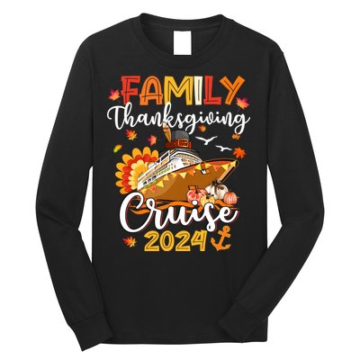 Family Thanksgiving Cruise 2024 Matching Family Team Long Sleeve Shirt