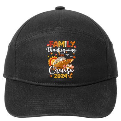 Family Thanksgiving Cruise 2024 Matching Family Team 7-Panel Snapback Hat