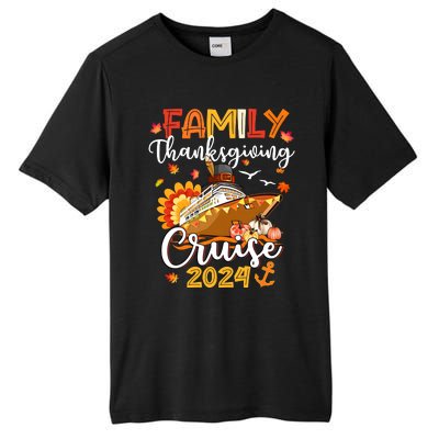 Family Thanksgiving Cruise 2024 Matching Family Team Tall Fusion ChromaSoft Performance T-Shirt