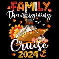 Family Thanksgiving Cruise 2024 Matching Family Team 16 in Basic Backpack