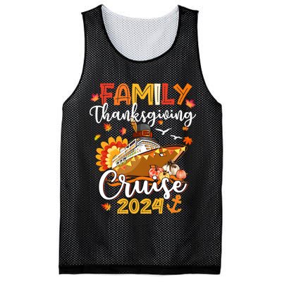 Family Thanksgiving Cruise 2024 Matching Family Team Mesh Reversible Basketball Jersey Tank