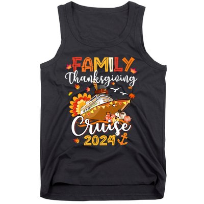 Family Thanksgiving Cruise 2024 Matching Family Team Tank Top