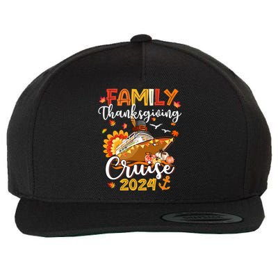 Family Thanksgiving Cruise 2024 Matching Family Team Wool Snapback Cap