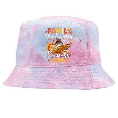 Family Thanksgiving Cruise 2024 Matching Family Team Tie-Dyed Bucket Hat