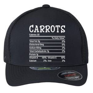 Funny Thanksgiving Christmas Food Facts Carrots Nutrition Flexfit Unipanel Trucker Cap