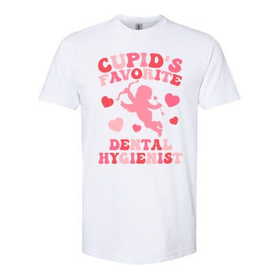 Funny Tooth Cupid's Favorite Dental Hygienist Valentines Cute Gift Softstyle® CVC T-Shirt