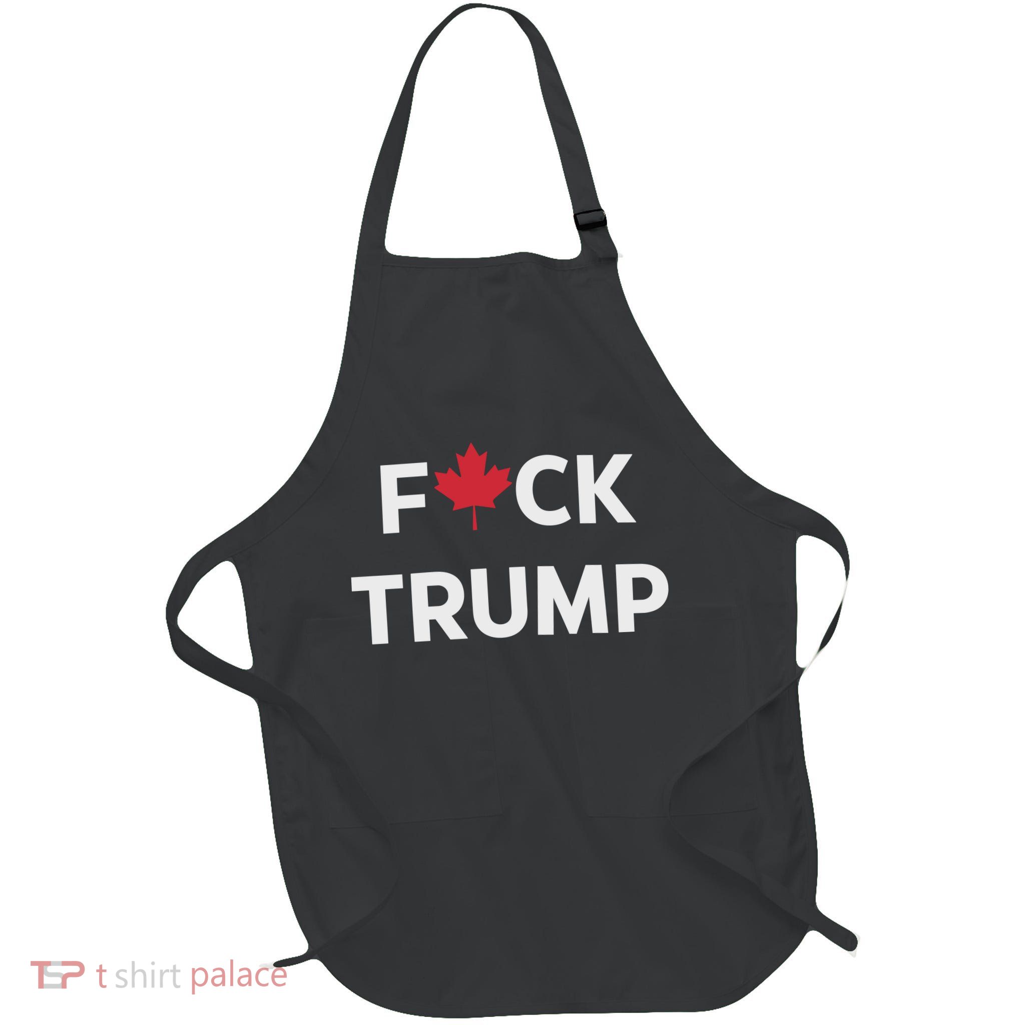 Fuck Trump Canada Full-Length Apron With Pockets