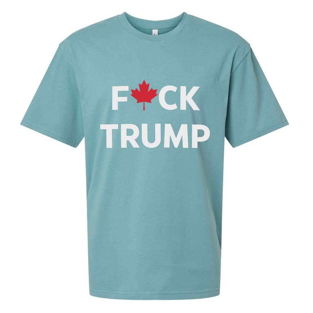 Fuck Trump Canada Sueded Cloud Jersey T-Shirt