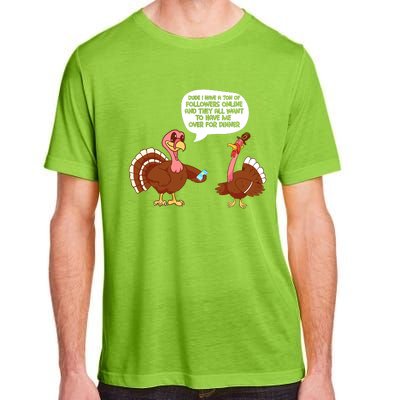 Funny Thanksgiving Cute Lil Turkey Boys Gifts Adult ChromaSoft Performance T-Shirt