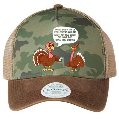 Funny Thanksgiving Cute Lil Turkey Boys Gifts Legacy Tie Dye Trucker Hat