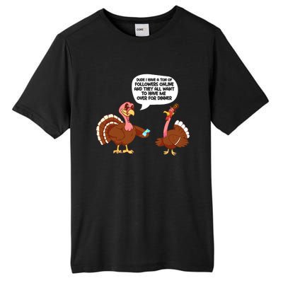 Funny Thanksgiving Cute Lil Turkey Boys Gifts Tall Fusion ChromaSoft Performance T-Shirt