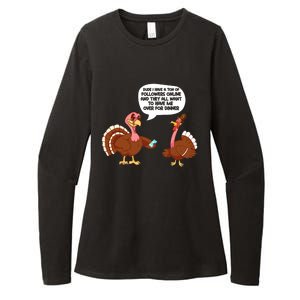 Funny Thanksgiving Cute Lil Turkey Boys Gifts Womens CVC Long Sleeve Shirt