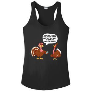 Funny Thanksgiving Cute Lil Turkey Boys Gifts Ladies PosiCharge Competitor Racerback Tank