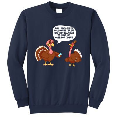 Funny Thanksgiving Cute Lil Turkey Boys Gifts Sweatshirt