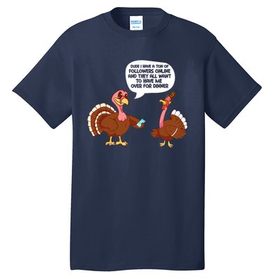 Funny Thanksgiving Cute Lil Turkey Boys Gifts Tall T-Shirt