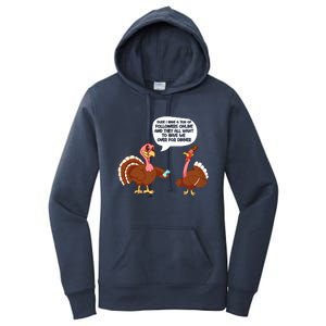 Funny Thanksgiving Cute Lil Turkey Boys Gifts Women's Pullover Hoodie