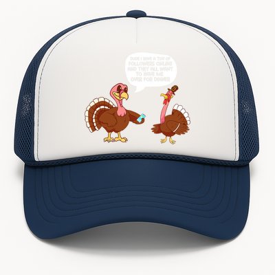 Funny Thanksgiving Cute Lil Turkey Boys Gifts Trucker Hat