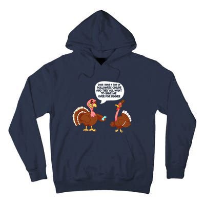 Funny Thanksgiving Cute Lil Turkey Boys Gifts Tall Hoodie