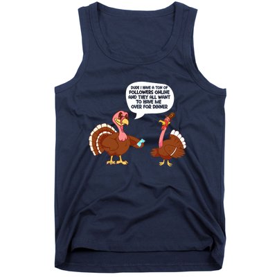 Funny Thanksgiving Cute Lil Turkey Boys Gifts Tank Top