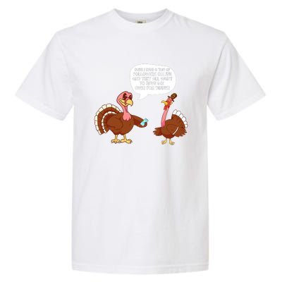 Funny Thanksgiving Cute Lil Turkey Boys Gifts Garment-Dyed Heavyweight T-Shirt