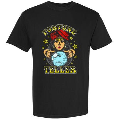 Fortune Teller Costume Circus Staff Vintage Carnival Theme Garment-Dyed Heavyweight T-Shirt