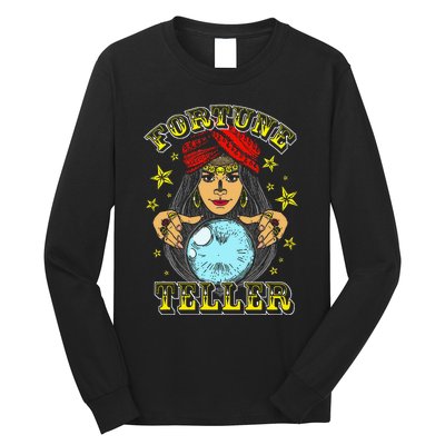 Fortune Teller Costume Circus Staff Vintage Carnival Theme Long Sleeve Shirt