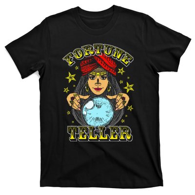 Fortune Teller Costume Circus Staff Vintage Carnival Theme T-Shirt