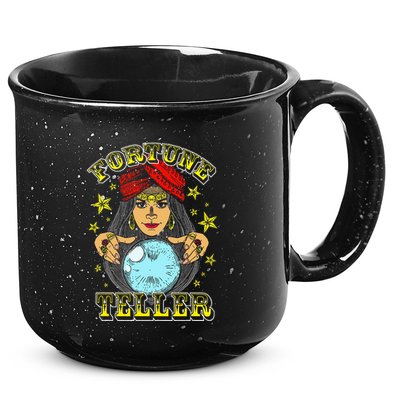 Fortune Teller Costume Circus Staff Vintage Carnival Theme 15oz Campfire Ceramic Mug