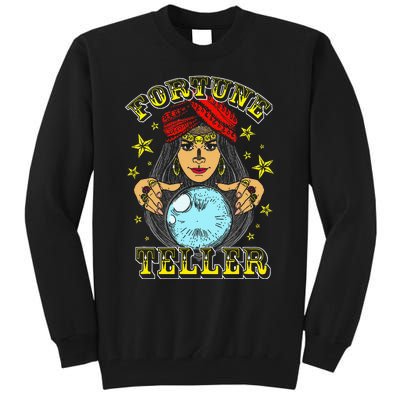 Fortune Teller Costume Circus Staff Vintage Carnival Theme Tall Sweatshirt