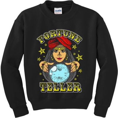 Fortune Teller Costume Circus Staff Vintage Carnival Theme Kids Sweatshirt