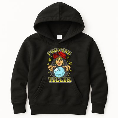Fortune Teller Costume Circus Staff Vintage Carnival Theme Kids Hoodie