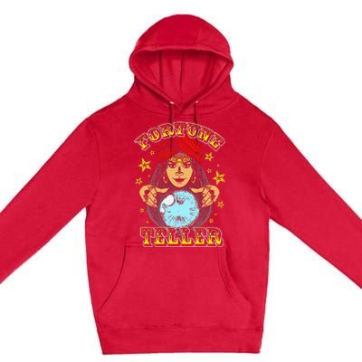 Fortune Teller Costume Circus Staff Vintage Carnival Theme Premium Pullover Hoodie