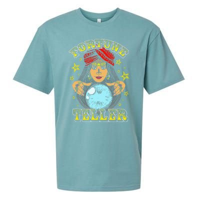 Fortune Teller Costume Circus Staff Vintage Carnival Theme Sueded Cloud Jersey T-Shirt