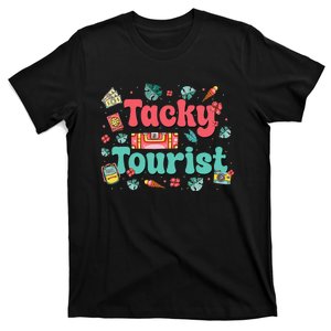 Funny Tourist Costume Tie Dye Tacky Traveler Tacky Tourist Gift T-Shirt