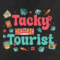 Funny Tourist Costume Tie Dye Tacky Traveler Tacky Tourist Gift Beanie