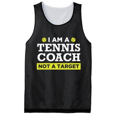 Funny Tennis Coach Gift Not A Target Mesh Reversible Basketball Jersey Tank