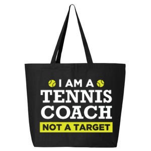 Funny Tennis Coach Gift Not A Target 25L Jumbo Tote