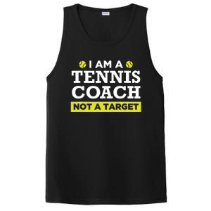 Funny Tennis Coach Gift Not A Target PosiCharge Competitor Tank