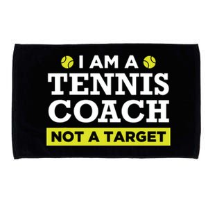 Funny Tennis Coach Gift Not A Target Microfiber Hand Towel