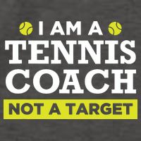 Funny Tennis Coach Gift Not A Target Vector Backpack