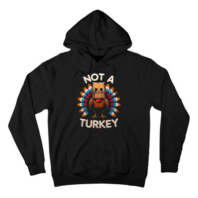 Funny Thanksgiving  Cat Not A Turkey  Hoodie