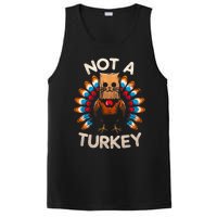 Funny Thanksgiving  Cat Not A Turkey  PosiCharge Competitor Tank