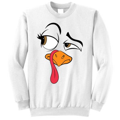 Funny Turkey Cool Turkey Thanksgiving Costume Sweatshirt