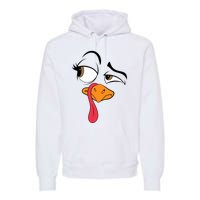 Funny Turkey Cool Turkey Thanksgiving Costume Premium Hoodie