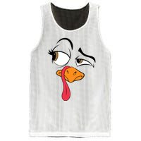 Funny Turkey Cool Turkey Thanksgiving Costume Mesh Reversible Basketball Jersey Tank