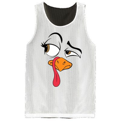 Funny Turkey Cool Turkey Thanksgiving Costume Mesh Reversible Basketball Jersey Tank