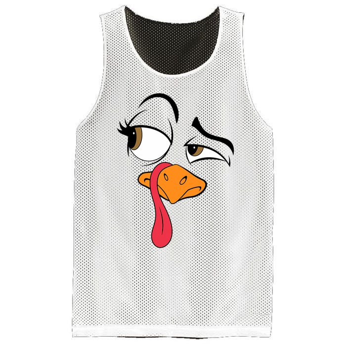 Funny Turkey Cool Turkey Thanksgiving Costume Mesh Reversible Basketball Jersey Tank