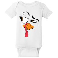 Funny Turkey Cool Turkey Thanksgiving Costume Baby Bodysuit